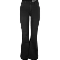 Noisy May Rooxy Slim Flared Højtaljede Jeans