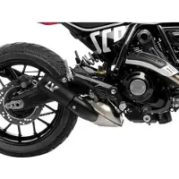 Leovince Lv-10 Full Black Ducati Scrambler 803 Abs 23-26 Ikke-homologeret Fuldt Linjesystem