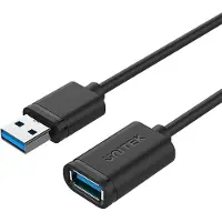 UNITEK Y-C458GBK - USB forlængerkabel - USB Type A (han) til USB Type A (hun) - USB 3.0 - 1.5 m - sort
