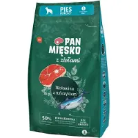 PAN MIĘSKO Med Urter Oksekød Med Tun Hundemad 3 Kg