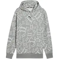 Puma Sportsweatshirt 'Teamjaws Post Game' grå / hvid