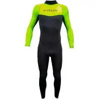 Kynay Surf Ultra Stretch 4/3 Mm Langærmet Neopren-dragt Med Lynlås På Ryggen