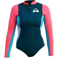 Kynay Ultra Stretchy Surfing 2 Mm Langærmet Shorty-våddragt Med Lynlås Bagpå Til Damer
