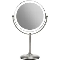 Gillian Jones Makeup-spejl med tonet lys - 15x forstørrelse