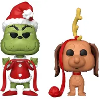 Funko POP! Grinch And Max-figuren