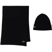 Lacoste Sjal grøn / blodrød / sort / hvid