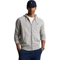 Ralph Lauren Polo Ralph Laurentil mænd. 710813297002 RL grå sweatshirt med hætte (L), Casual, Bomuld, Lange ærmer