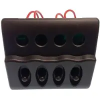 Goldenship Ip65-panel Med 4 Kontakter