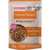 Nature’s Variety Nature's Variety Kitten Bites i sauce 28 x 70 g - Kylling