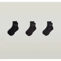 G-Star Anklet Sock 3-Pack - Black - Women
