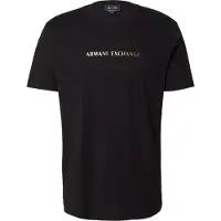 Armani Exchange Bluser & t-shirts guld / sort