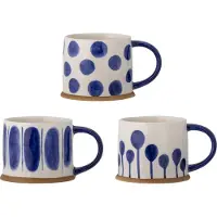 Creative Collection Linora krus 45 cl 3-pak Blå