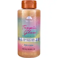 TREE HUT Tropic Glow Sparkling Gel Wash Renser blidt og efterlader huden frisk og strlende varm duft med mandel gylden rav og sandeltr Body Was