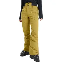 Roxy - Skibukser til kvinder - Rising High Pant Fennel Seed til Unisex - Størrelse M - Gul