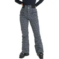 Roxy - Skibukser dame - Rising High Pant Whisper White Small Dots til Unisex - Størrelse L - Sort