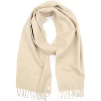 Suitable Tørklæde Merinould Ecru Beige