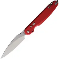 Daggerr Knives Parrot Button Lock Red