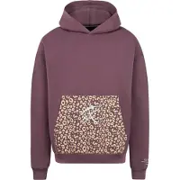 ESTEEM Sweatshirt ' Leo Aesthetics ' beige / lysviolet / hvid