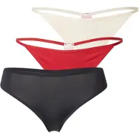 Hunkemoller String knaldrød / sort / hvid