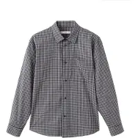 Mango Skjorte 'Vichy' sort / hvid