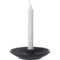 ERNST lysestage Ø16x3,5 cm Sort