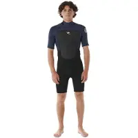 Rip Curl Omega Classic 2 Mm Spring Kortærmet Shorty Med Lynlås I Ryggen
