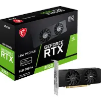 MSI GeForce RTX 3050 LP E OC - 6GB GDDR6 RAM - Grafikkort