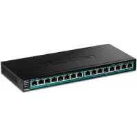 Trendnet 16-port Gigabit Poe+ 123w Switch