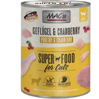 Mac'S Økonomipakke: 24 x 800 g Cat - Kitten: Kalv & Kyllingehjerter