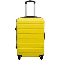 Borg Living Kuffert - Hardcase kuffert - Str. Medium - Gul - Praktisk rejsekuffert