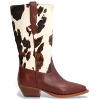 Alpe Alpetil kvinder. 554674 Brune western-støvler i læder (41), 3-5 cm, Ingen, Casual