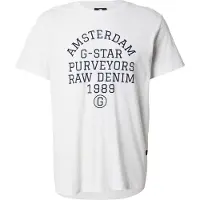 G-Star Bluser & t-shirts 'Purveyors' sort / hvid