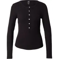 G-Star Henley Slim T-Shirt - Black - Women