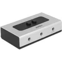 DeLOCK Switch 2-port jack 3,5 mm manuel tovejs