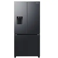 Samsung RF50C530EB1, Fritstående, Amerikansk dør, Anthracit, Berøring, Indvendig, R600A