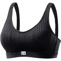 LASCANA Sports-BH sort / hvid