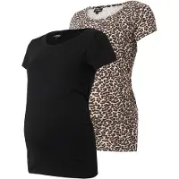 ONLY Maternity Shirts 'OLMLovely' lysebeige / brun / lysegrå / sort