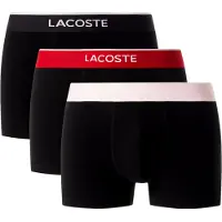 Lacoste Boksershorts pink / blodrød / sort / hvid