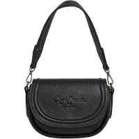 Pepe Jeans Pepe Jeanstil kvinder. PL0300006 Crisha taske sort (OSFA), Casual, Polyuretan