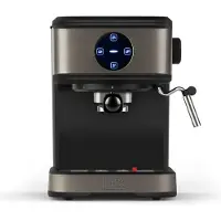 Black & Decker BXCO850E, Espressomaskine, 1,5 L, Malet kaffe, 850 W, Sort, Rustfrit stål