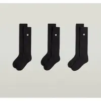 G-Star Sloughy Socks 3-Pack - Black - Women