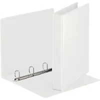 Esselte Vinduesringbind A4 30mm hvid 4-rings D-mekanisme 49703 - (10 stk.)