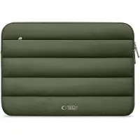 Tech-Protect Blødt plyset laptop-etui 15-16 - Army Grøn