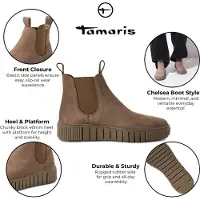Tamaris Chelsea Boots grå