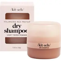Kitsch Volumiserende Risprotein Tørr Shampoo Light Tinted Powder 0,28 oz (8 g)