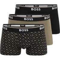 BOSS Boksershorts 'Power' brun / brokade / sort / hvid