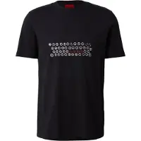HUGO T-shirt i bomuldsjersey med grafik
