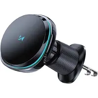 Wozinsky magnetisk mobiltelefonholder med 15W trådløs opladning og blæser