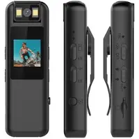 Mtp Products LK2315 HD Sports DV-kamera / Mini Bodycam med 180 drejelig linse - Sort