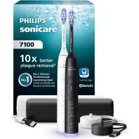 Philips HX7429/02 Sonicare 7100 sort/hvid (HX7429-02)